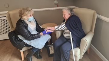 Emotional day for Sheffield care home as it finally opens its doors to visitors